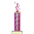 Trophies - #Basketball Pink D Style Trophy